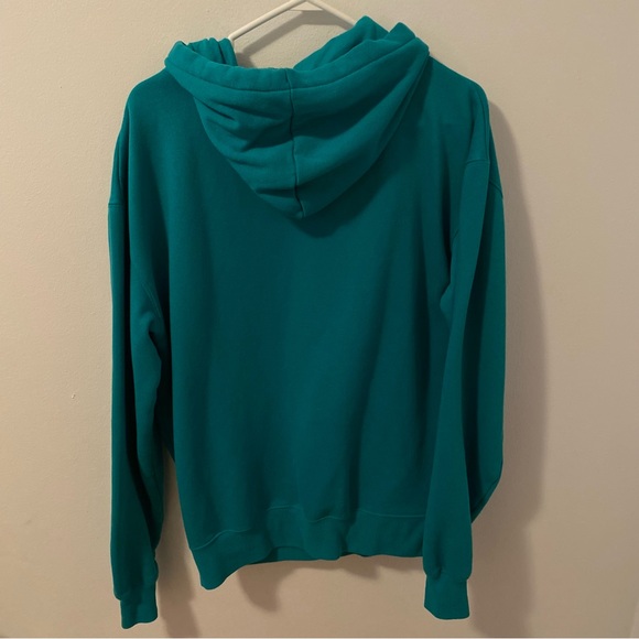Urban heritage turquoise sweater plain - Picture 2 of 3